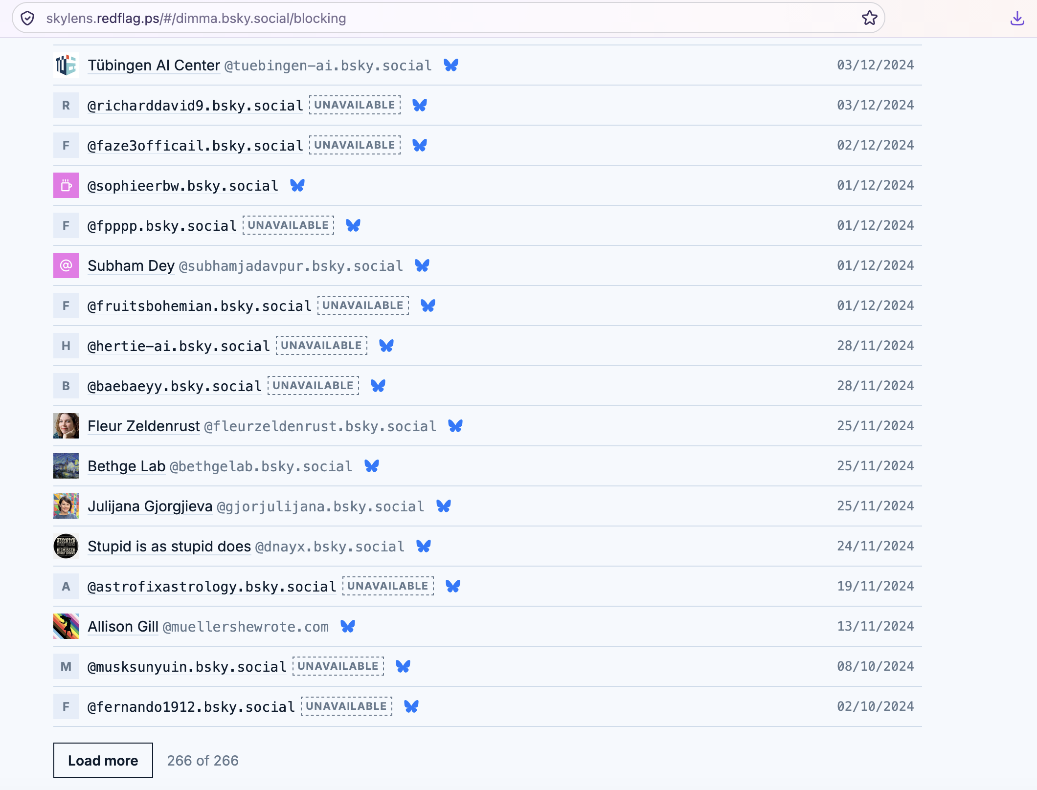 blocklist